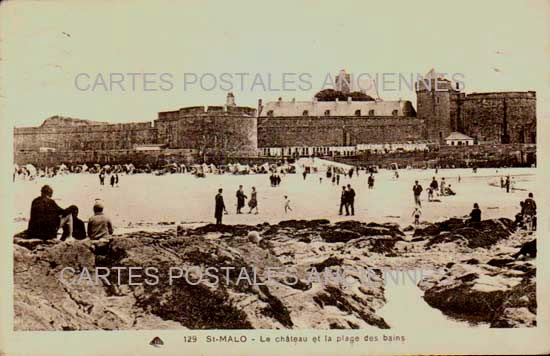 Cartes postales anciennes > CARTES POSTALES > carte postale ancienne > cartes-postales-ancienne.com Bretagne Ille et vilaine Saint Malo