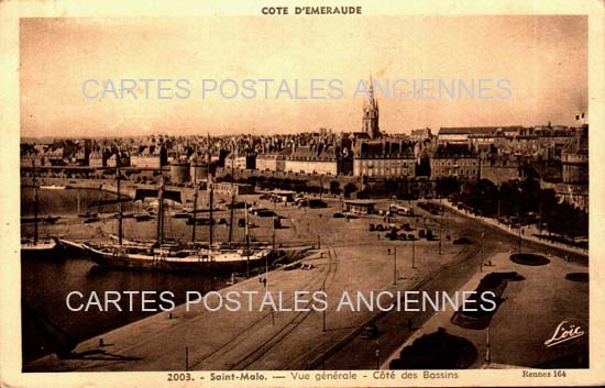 Cartes postales anciennes > CARTES POSTALES > carte postale ancienne > cartes-postales-ancienne.com Bretagne Ille et vilaine Saint Malo