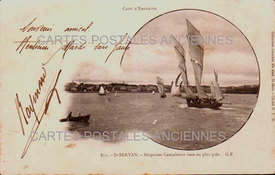 Cartes postales anciennes > CARTES POSTALES > carte postale ancienne > cartes-postales-ancienne.com Bretagne Ille et vilaine Saint Servan Sur Mer