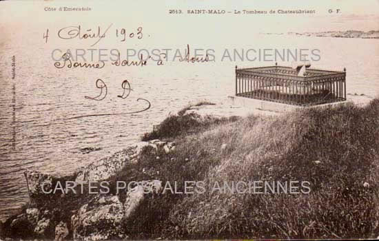 Cartes postales anciennes > CARTES POSTALES > carte postale ancienne > cartes-postales-ancienne.com Bretagne Ille et vilaine Saint Malo