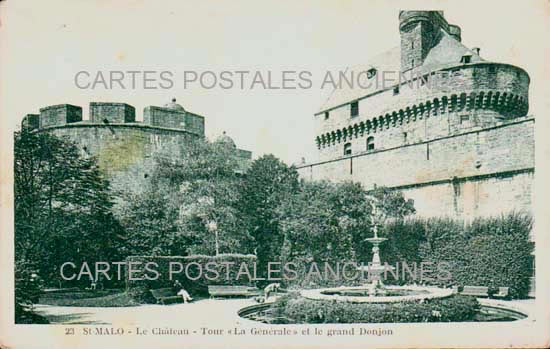 Cartes postales anciennes > CARTES POSTALES > carte postale ancienne > cartes-postales-ancienne.com Bretagne Ille et vilaine Saint Malo