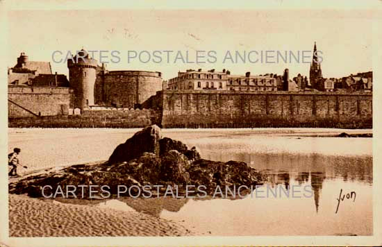 Cartes postales anciennes > CARTES POSTALES > carte postale ancienne > cartes-postales-ancienne.com Bretagne Ille et vilaine Saint Malo