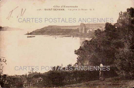 Cartes postales anciennes > CARTES POSTALES > carte postale ancienne > cartes-postales-ancienne.com Bretagne Ille et vilaine Saint Servan Sur Mer