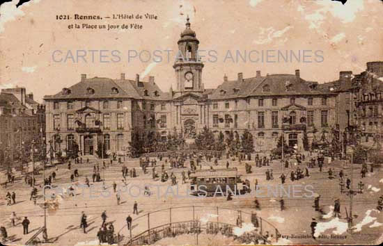 Cartes postales anciennes > CARTES POSTALES > carte postale ancienne > cartes-postales-ancienne.com Bretagne Ille et vilaine Rennes