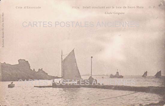 Cartes postales anciennes > CARTES POSTALES > carte postale ancienne > cartes-postales-ancienne.com Bretagne Ille et vilaine Saint Malo