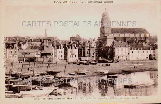 Cartes postales anciennes > CARTES POSTALES > carte postale ancienne > cartes-postales-ancienne.com Bretagne Ille et vilaine Saint Servan Sur Mer