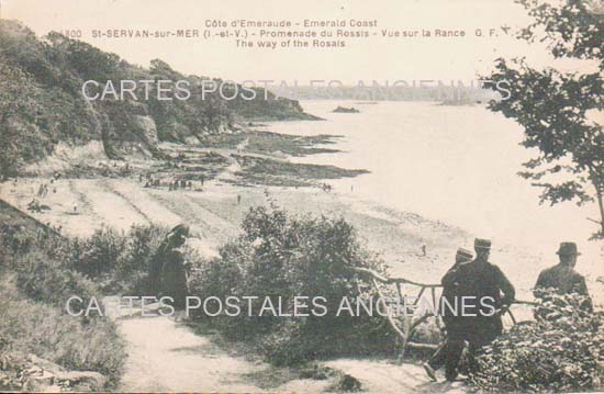 Cartes postales anciennes > CARTES POSTALES > carte postale ancienne > cartes-postales-ancienne.com Bretagne Ille et vilaine Saint Servan Sur Mer