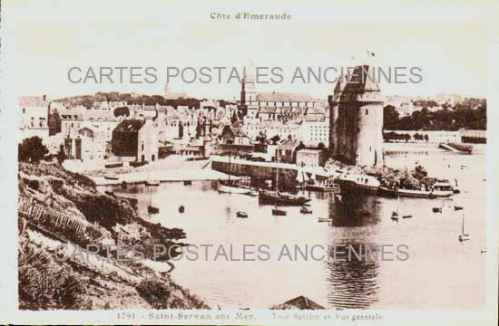 Cartes postales anciennes > CARTES POSTALES > carte postale ancienne > cartes-postales-ancienne.com Bretagne Ille et vilaine Saint Servan Sur Mer