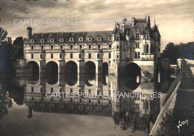 Cartes postales anciennes > CARTES POSTALES > carte postale ancienne > cartes-postales-ancienne.com Centre val de loire  Indre et loire Chenonceaux