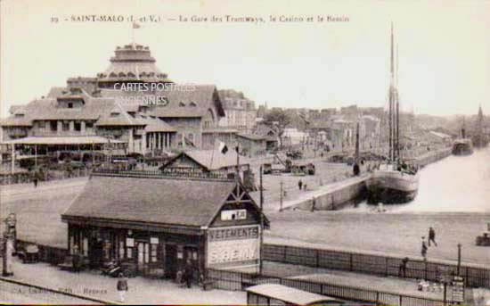 Cartes postales anciennes > CARTES POSTALES > carte postale ancienne > cartes-postales-ancienne.com Bretagne Ille et vilaine Saint Malo