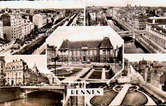 Cartes postales anciennes > CARTES POSTALES > carte postale ancienne > cartes-postales-ancienne.com Bretagne Ille et vilaine Rennes