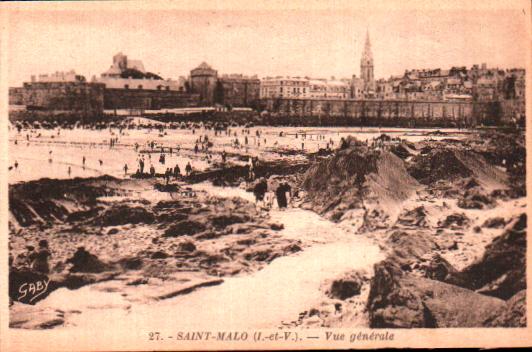 Cartes postales anciennes > CARTES POSTALES > carte postale ancienne > cartes-postales-ancienne.com Bretagne Ille et vilaine Saint Malo