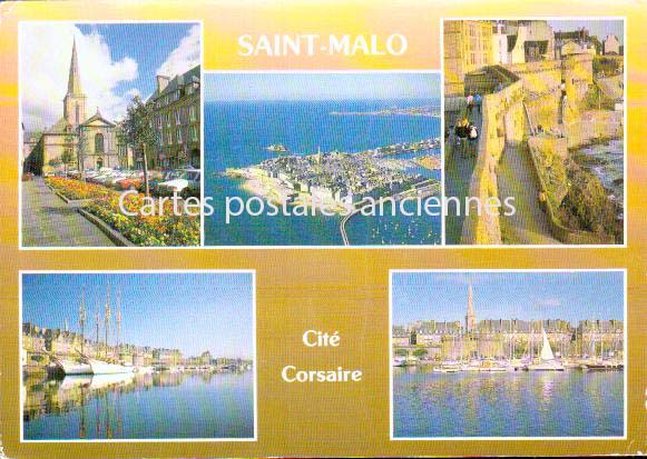 Cartes postales anciennes > CARTES POSTALES > carte postale ancienne > cartes-postales-ancienne.com  Saint Malo