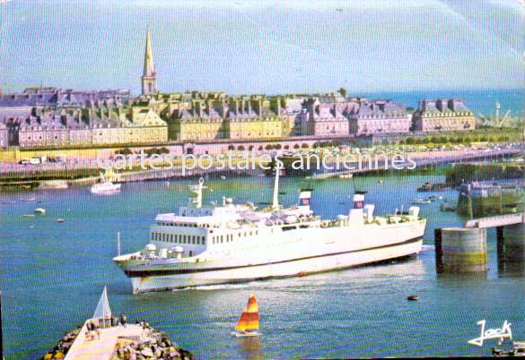 Cartes postales anciennes > CARTES POSTALES > carte postale ancienne > cartes-postales-ancienne.com  Saint Malo