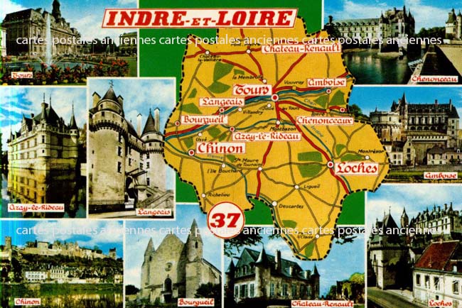 Cartes postales anciennes > CARTES POSTALES > carte postale ancienne > cartes-postales-ancienne.com Centre val de loire  Indre et loire