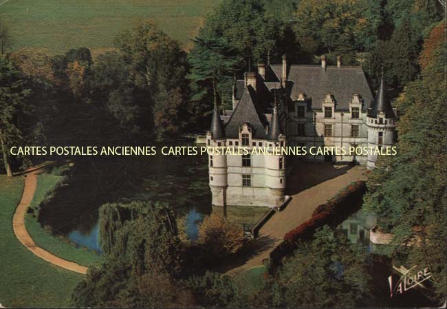 Cartes postales anciennes > CARTES POSTALES > carte postale ancienne > cartes-postales-ancienne.com Centre val de loire  Indre et loire Azay Le Rideau