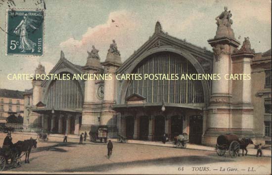 Cartes postales anciennes > CARTES POSTALES > carte postale ancienne > cartes-postales-ancienne.com Centre val de loire  Indre et loire Tours