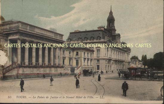 Cartes postales anciennes > CARTES POSTALES > carte postale ancienne > cartes-postales-ancienne.com Centre val de loire  Indre et loire Tours