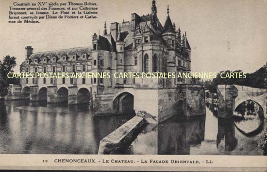 Cartes postales anciennes > CARTES POSTALES > carte postale ancienne > cartes-postales-ancienne.com Centre val de loire  Indre et loire Chenonceaux