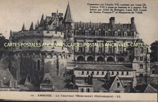 Cartes postales anciennes > CARTES POSTALES > carte postale ancienne > cartes-postales-ancienne.com Centre val de loire  Indre et loire Amboise