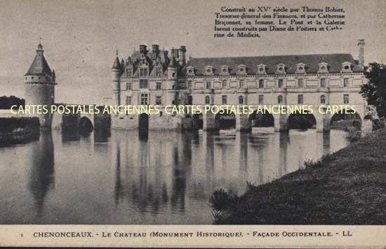 Cartes postales anciennes > CARTES POSTALES > carte postale ancienne > cartes-postales-ancienne.com Centre val de loire  Indre et loire Chenonceaux