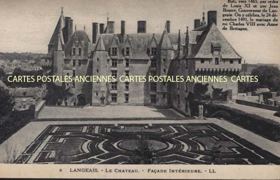 Cartes postales anciennes > CARTES POSTALES > carte postale ancienne > cartes-postales-ancienne.com Centre val de loire  Indre et loire Langeais