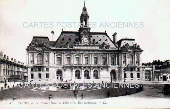 Cartes postales anciennes > CARTES POSTALES > carte postale ancienne > cartes-postales-ancienne.com Centre val de loire  Indre et loire Tours