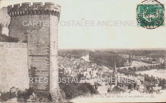 Cartes postales anciennes > CARTES POSTALES > carte postale ancienne > cartes-postales-ancienne.com Centre val de loire  Indre et loire Chinon