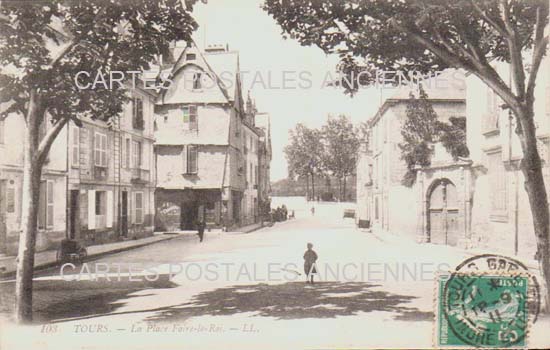 Cartes postales anciennes > CARTES POSTALES > carte postale ancienne > cartes-postales-ancienne.com Centre val de loire  Indre et loire Tours