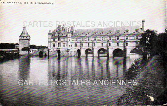 Cartes postales anciennes > CARTES POSTALES > carte postale ancienne > cartes-postales-ancienne.com Centre val de loire  Indre et loire Chenonceaux