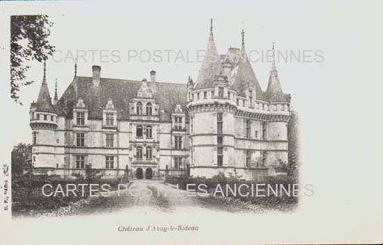 Cartes postales anciennes > CARTES POSTALES > carte postale ancienne > cartes-postales-ancienne.com Centre val de loire  Indre et loire Azay Le Rideau