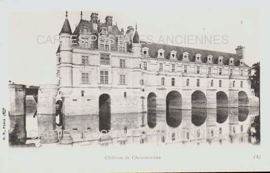 Cartes postales anciennes > CARTES POSTALES > carte postale ancienne > cartes-postales-ancienne.com Centre val de loire  Indre et loire Chenonceaux