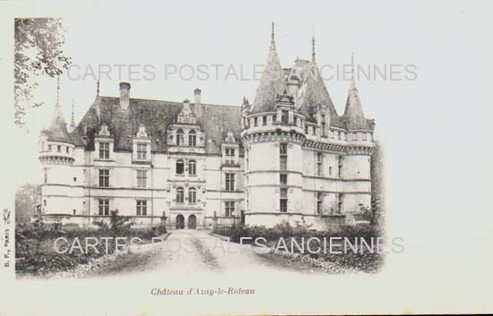 Cartes postales anciennes > CARTES POSTALES > carte postale ancienne > cartes-postales-ancienne.com Centre val de loire  Indre et loire Azay Le Rideau