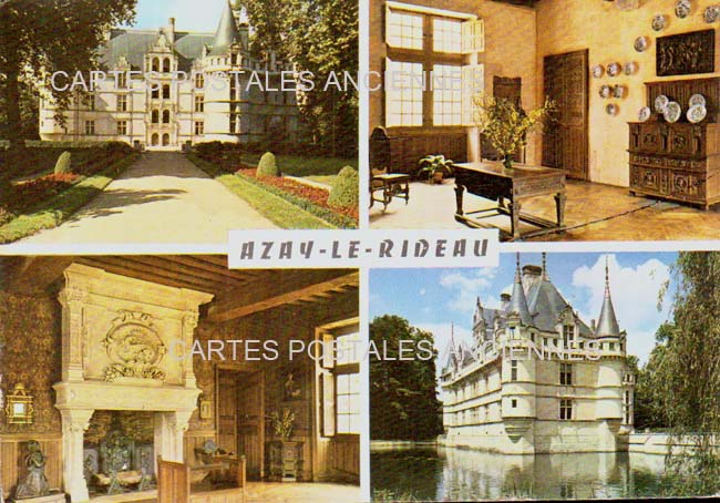 Cartes postales anciennes > CARTES POSTALES > carte postale ancienne > cartes-postales-ancienne.com Centre val de loire  Indre et loire Azay Le Rideau