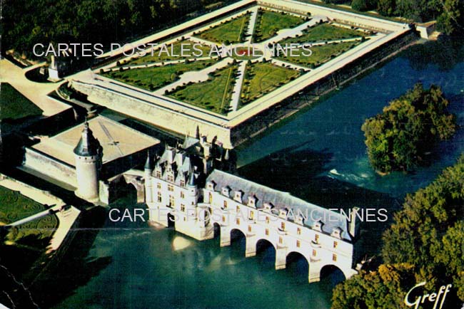 Cartes postales anciennes > CARTES POSTALES > carte postale ancienne > cartes-postales-ancienne.com Centre val de loire  Indre et loire Chenonceaux