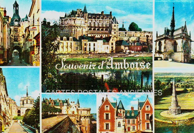 Cartes postales anciennes > CARTES POSTALES > carte postale ancienne > cartes-postales-ancienne.com Centre val de loire  Indre et loire Amboise