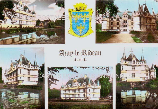 Cartes postales anciennes > CARTES POSTALES > carte postale ancienne > cartes-postales-ancienne.com Centre val de loire  Indre et loire Azay Le Rideau