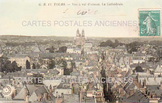 Cartes postales anciennes > CARTES POSTALES > carte postale ancienne > cartes-postales-ancienne.com Centre val de loire  Indre et loire Tours