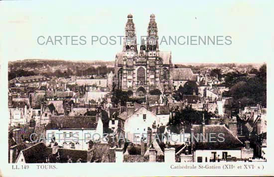 Cartes postales anciennes > CARTES POSTALES > carte postale ancienne > cartes-postales-ancienne.com Centre val de loire  Indre et loire Tours