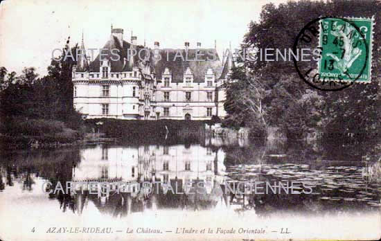 Cartes postales anciennes > CARTES POSTALES > carte postale ancienne > cartes-postales-ancienne.com Centre val de loire  Indre et loire Azay Le Rideau