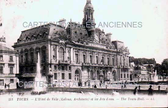 Cartes postales anciennes > CARTES POSTALES > carte postale ancienne > cartes-postales-ancienne.com Centre val de loire  Indre et loire Tours