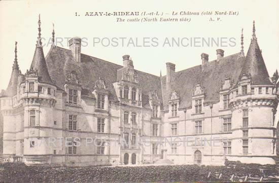 Cartes postales anciennes > CARTES POSTALES > carte postale ancienne > cartes-postales-ancienne.com Centre val de loire  Indre et loire Azay Le Rideau