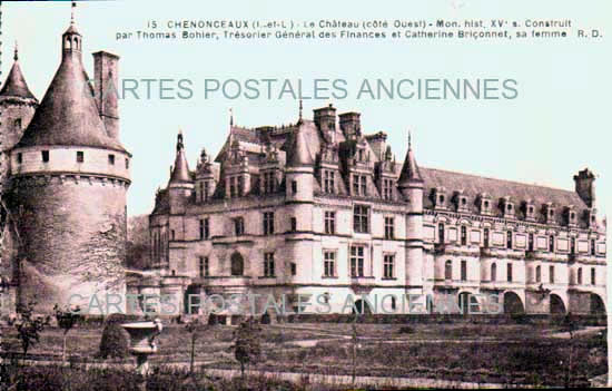 Cartes postales anciennes > CARTES POSTALES > carte postale ancienne > cartes-postales-ancienne.com Centre val de loire  Indre et loire Chenonceaux