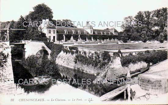 Cartes postales anciennes > CARTES POSTALES > carte postale ancienne > cartes-postales-ancienne.com Centre val de loire  Indre et loire Chenonceaux