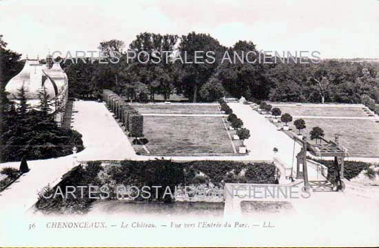 Cartes postales anciennes > CARTES POSTALES > carte postale ancienne > cartes-postales-ancienne.com Centre val de loire  Indre et loire Chenonceaux