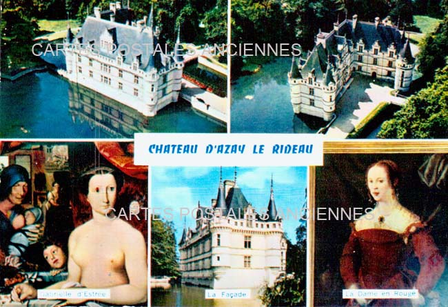 Cartes postales anciennes > CARTES POSTALES > carte postale ancienne > cartes-postales-ancienne.com Centre val de loire  Indre et loire Azay Le Rideau