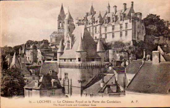 Cartes postales anciennes > CARTES POSTALES > carte postale ancienne > cartes-postales-ancienne.com Centre val de loire  Indre et loire Loches