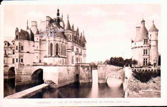 Cartes postales anciennes > CARTES POSTALES > carte postale ancienne > cartes-postales-ancienne.com Centre val de loire  Indre et loire Chenonceaux