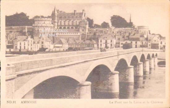 Cartes postales anciennes > CARTES POSTALES > carte postale ancienne > cartes-postales-ancienne.com Centre val de loire  Indre et loire Amboise