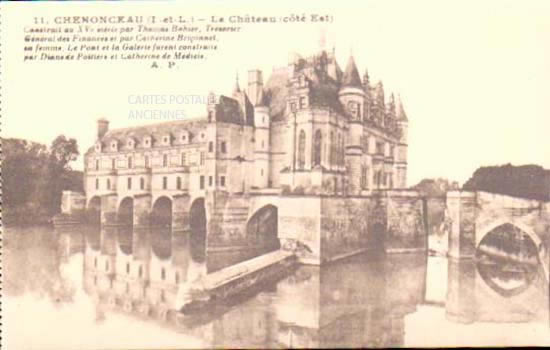 Cartes postales anciennes > CARTES POSTALES > carte postale ancienne > cartes-postales-ancienne.com Centre val de loire  Indre et loire Chenonceaux